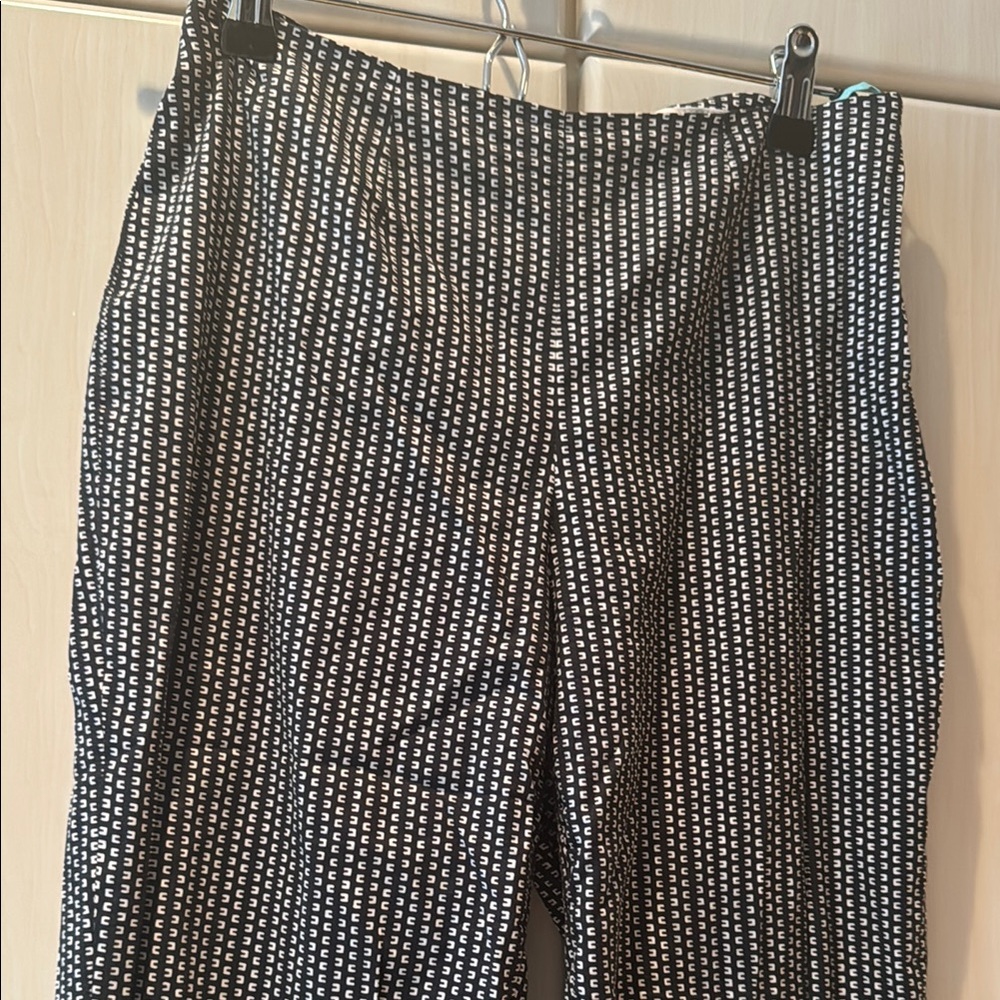 Piazza Sempione Navy and White Slacks